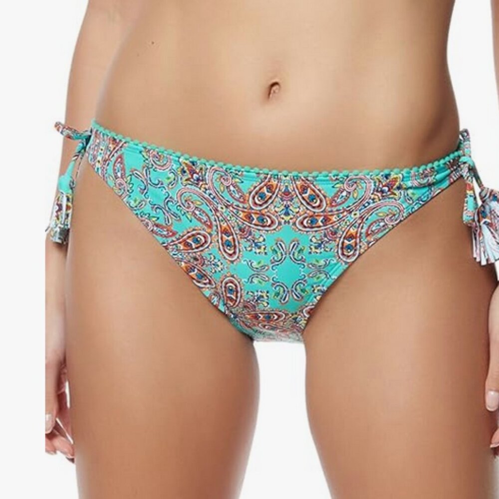 Bleu Rod Beattie Paisley Side Tie Swim Bottom Separates
